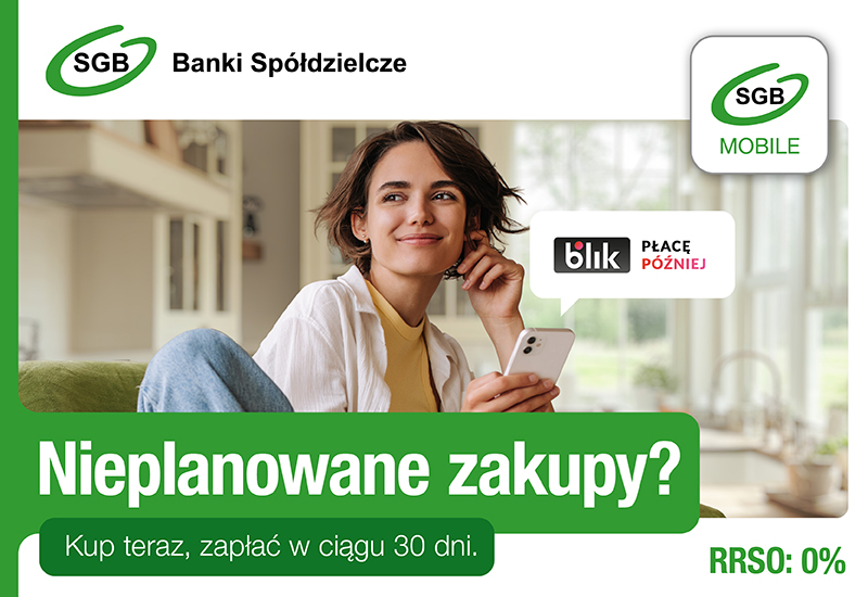 Baner Blik Płacę Później