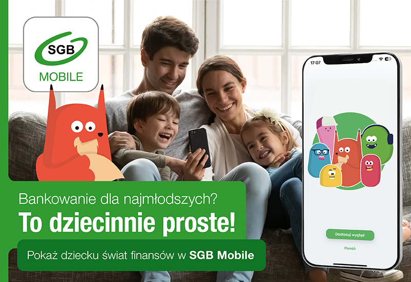 Baner Bankowanie dla najmłodszych